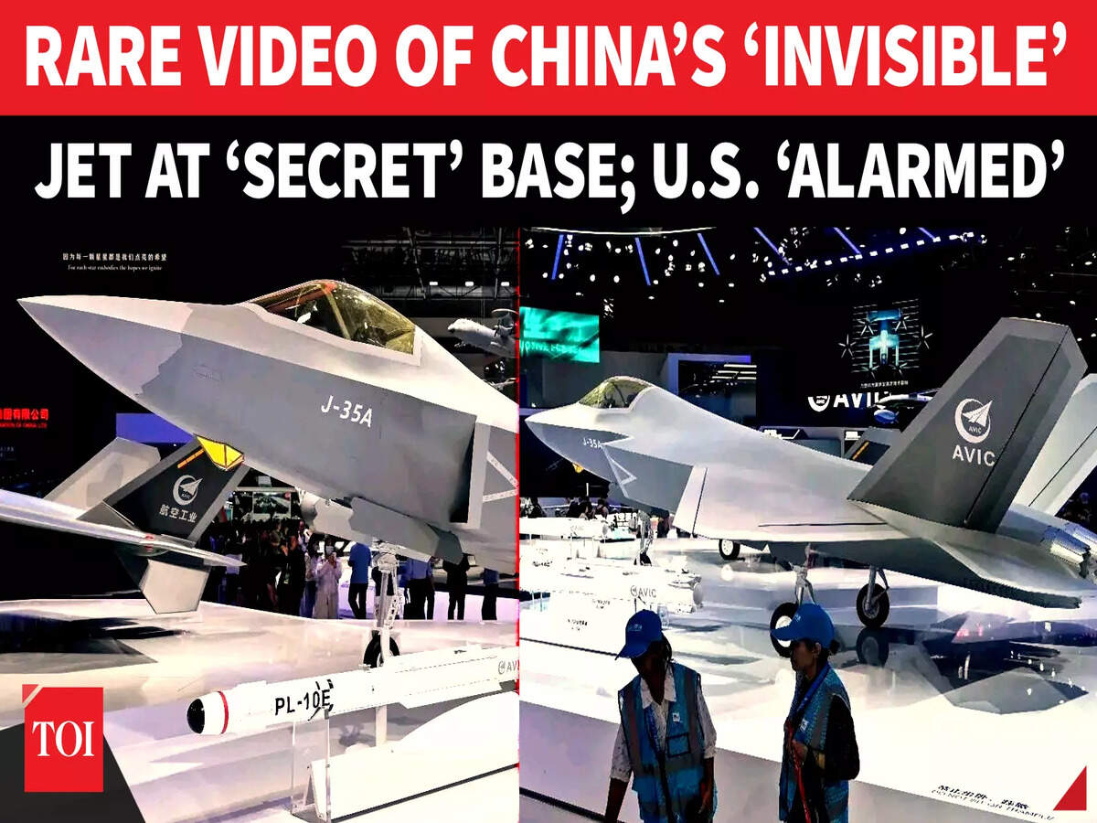 On Cam: China's Most Advanced J-35 Stealth Fighter Jet REVEALED