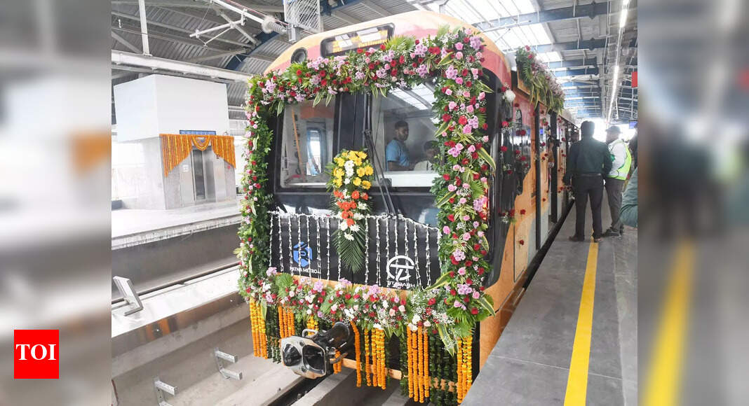 CM launches first phase of Patna metro rail service