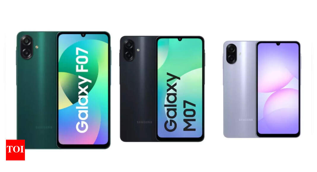 Samsung Galaxy A07, Galaxy F07, and Galaxy M07 4G launched: Price, features and availability
