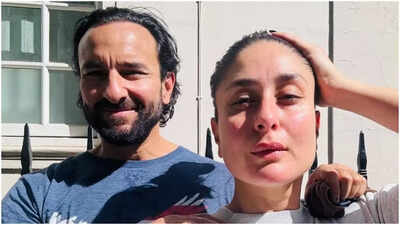 Kareena Kapoor shares adorable unseen on-set photos of Saif Ali Khan; urges ‘Ghar jao aur khaana khao’