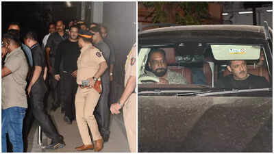 Salman Khan visits new parents Arbaaz Khan and Sshura Khan at hospital after birth of their baby girl
