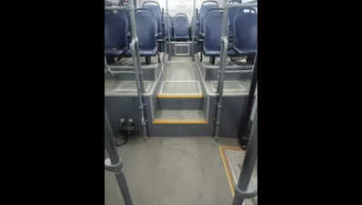 Bengaluru’s e-bus rear seat steps taking a toll on legs, conductors complain