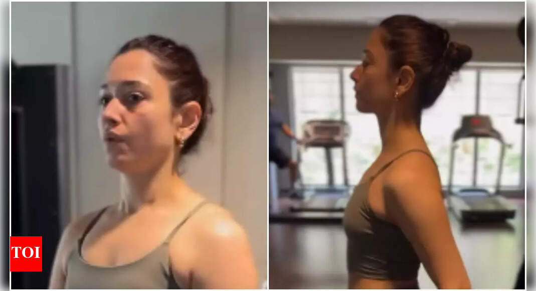 Tamannaah hits gym following a tough 90-minute workout