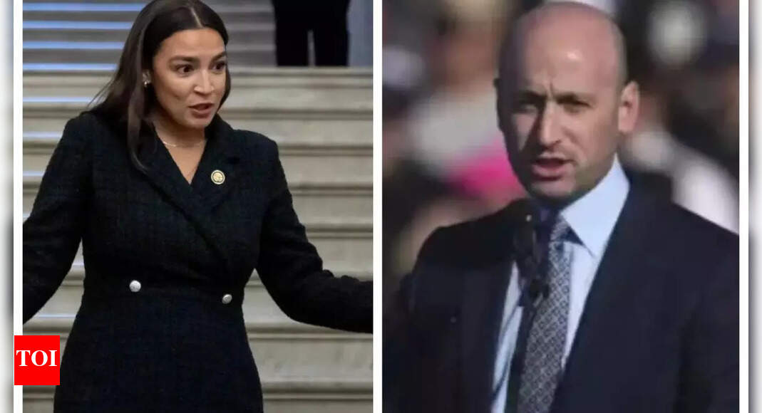 <div>Ocasio-Cortez says Stephen Miller looks like 4'10'': How tall is Trump's 'most hated' adviser?</div>