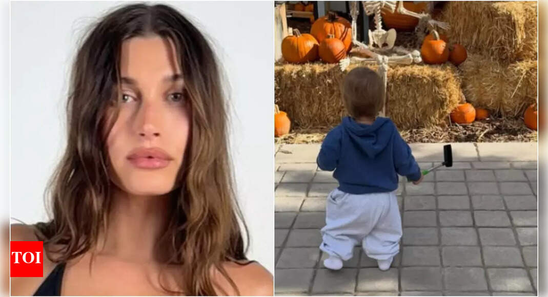 Hailey Bieber welcomes Halloween season with son Jack Blues