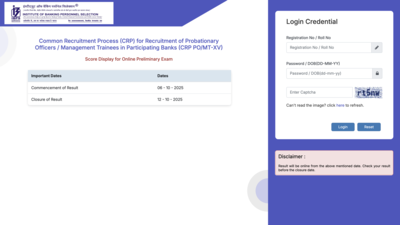 IBPS PO prelims scorecard 2025 released at ibps.in: Check direct link to download here