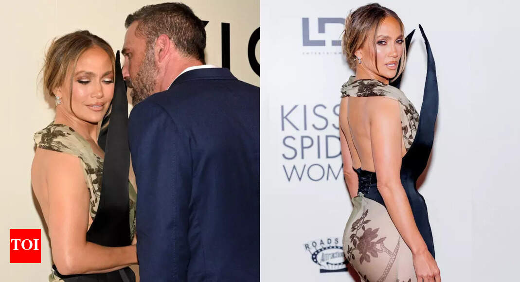Bennifer 3.0? Jennifer Lopez just wore a 'Spider Queen' gown for her surprise reunion with Ben Affleck
