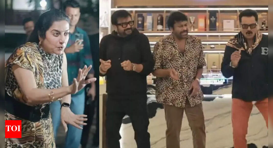 80s stars reunion: Viral video rekindles nostalgia & friendship, Balakrishna and Rajinikanth's absence disappoint fans