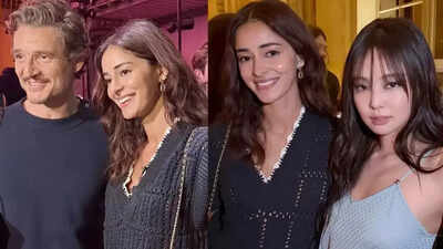 Ananya Panday meets Pedro Pascal, poses with Blackpink’s Jennie, says ‘I have no words to describe’