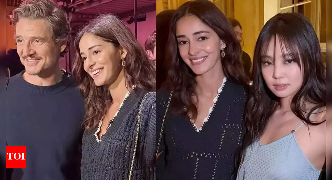 Ananya Panday meets Pedro Pascal, poses with Blackpink’s Jennie, says ‘I have no words to describe’
