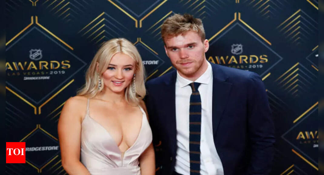 NHL star Connor McDavid’s wife, Lauren Kyle, shows excitement as Oilers captain signs contract extension