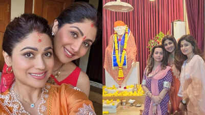 Shilpa Shetty visits temples with Shamita Shetty; seeks blessings at Shirdi and other shrines amid Rs 60 crore fraud case