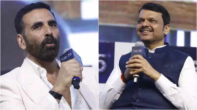 Akshay Kumar asks CM Devendra Fadnavis if he likes oranges; takes a dig at his own 2019 interview with PM Narendra Modi