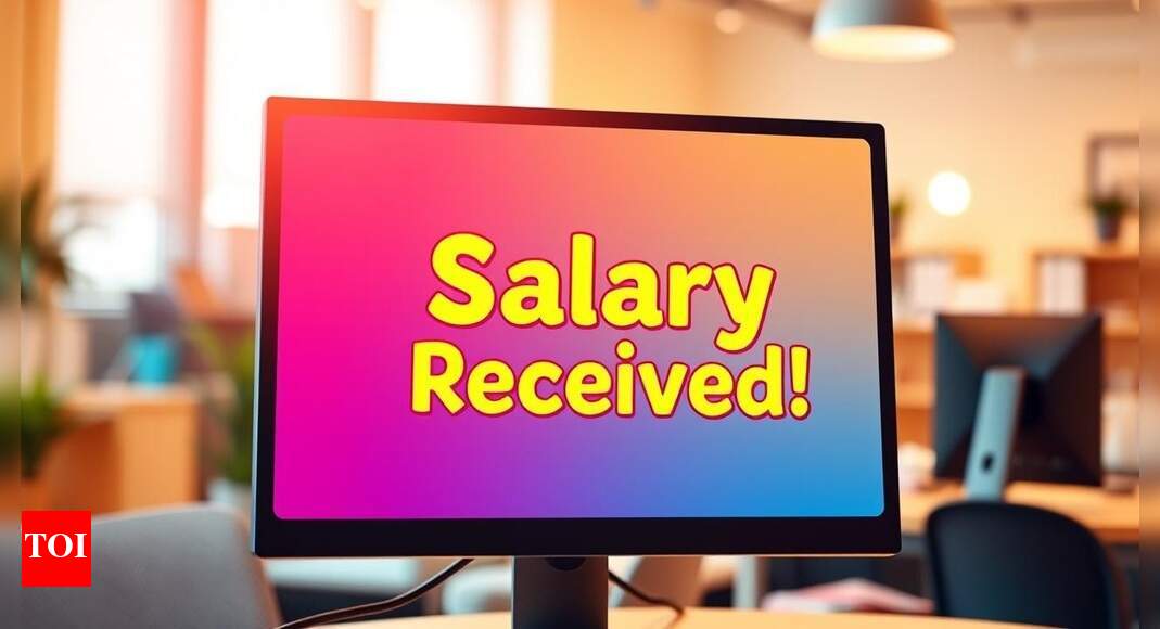 Payday might get brighter next year! India to see 9% salary hike in 2026, finds survey; real estate, NBFCs to lead surge – The Times of India
