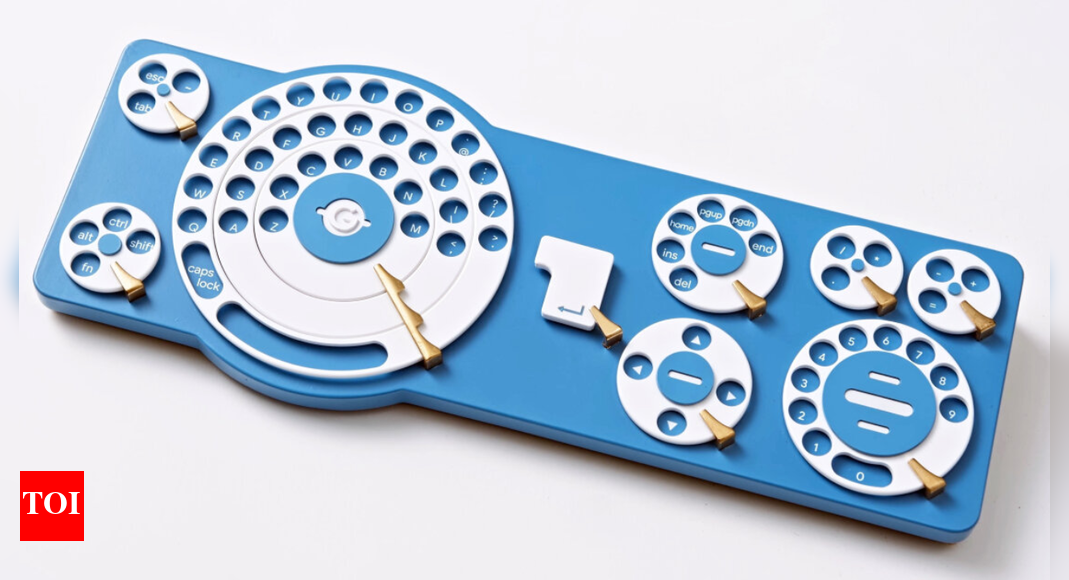 This keyboard from Google makes you dial every letter