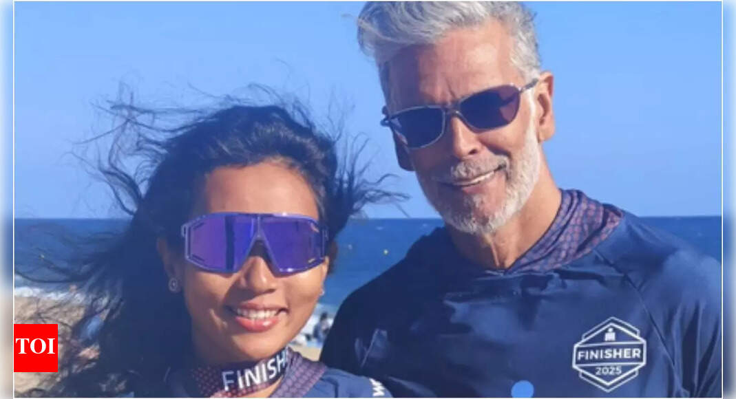 Milind Soman congratulates wife Ankita Konwar on becoming first Assamese woman to complete Ironman