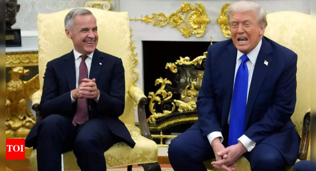 <div>'Merger of Canada and US': Donald Trump resurrects his 51st state joke, Mark Carney pushes back</div>