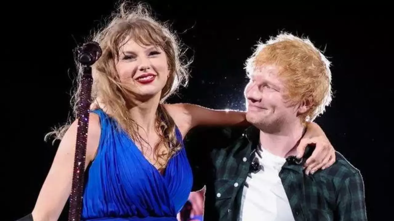 Ed Sheeran reacts to Taylor Swift’s engagement to Travis Kelce in the comment section with classic humor