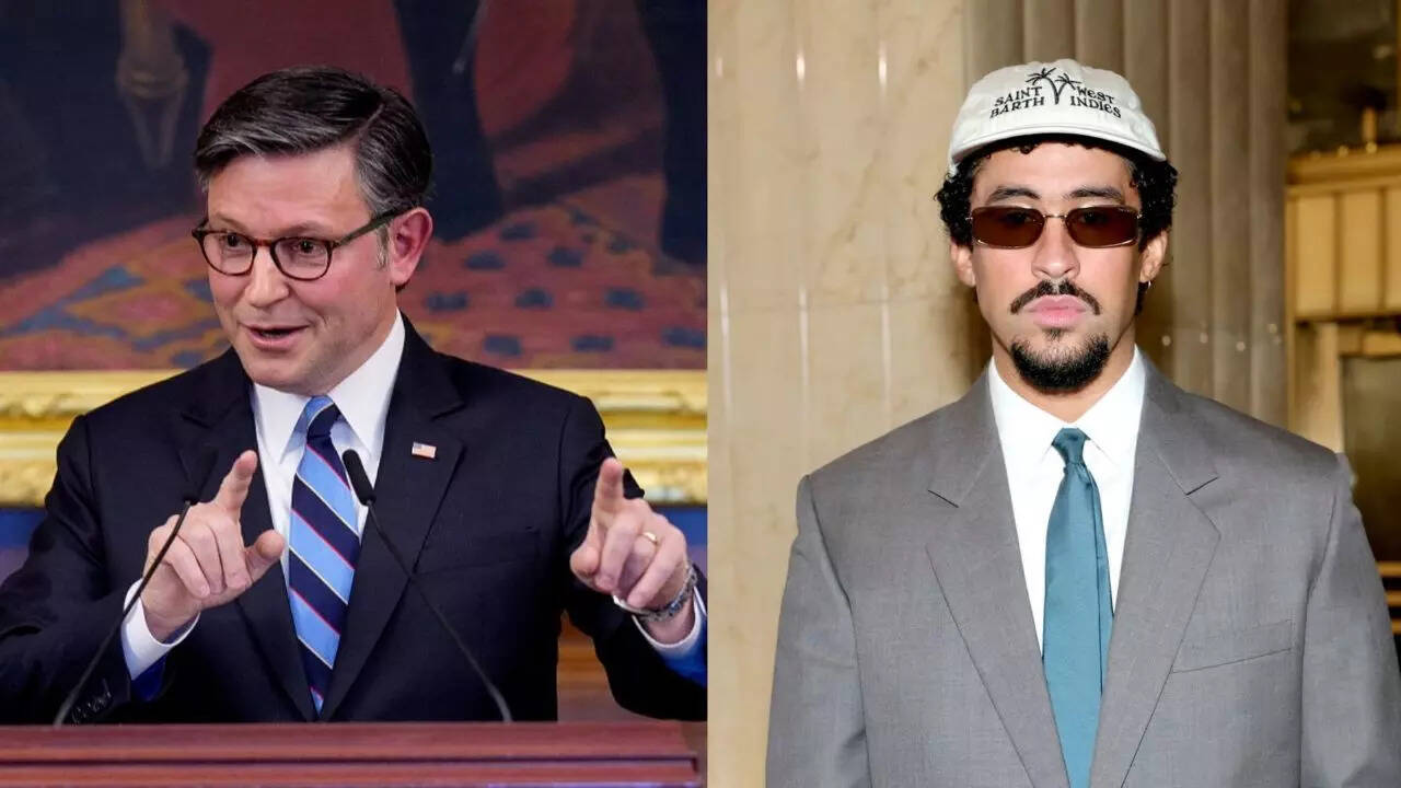 Speaker Mike Johnson accuses NFL of turning 'anti-American' after picking Bad Bunny for Super Bowl halftime show | NFL News - The Times of India