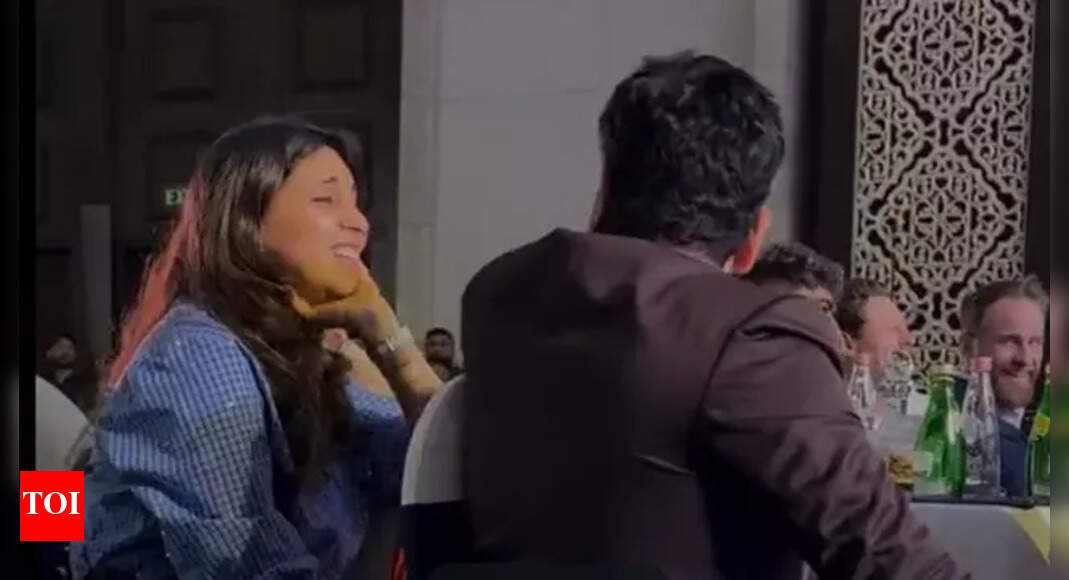 Fans swoon over Rohit Sharma and Ritika Sajdeh's sweet moments at CCR Awards - Watch