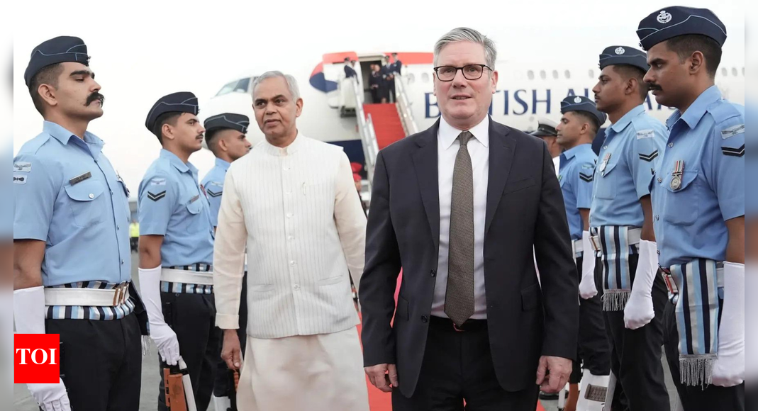 Keir Starmer in India for two days: UK PM lands in Mumbai; will meet PM Modi to discuss India-UK ties