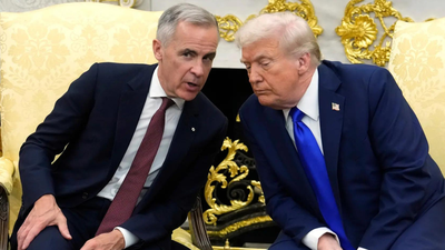 Oval Office Meet Heats Up As Trump Jabs Carney: 'I Want Steel, I Want Car Company'