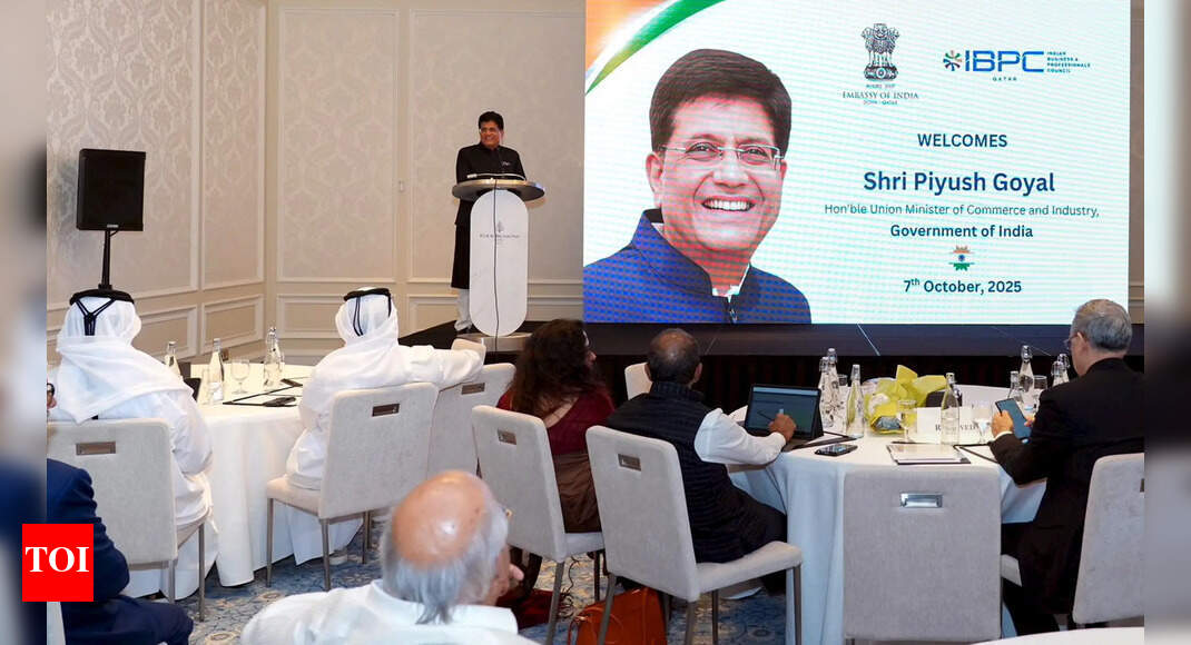 India-EU trade: ‘Fair and balanced’ deal by December end; here’s what Piyush Goyal said in Doha – The Times of India