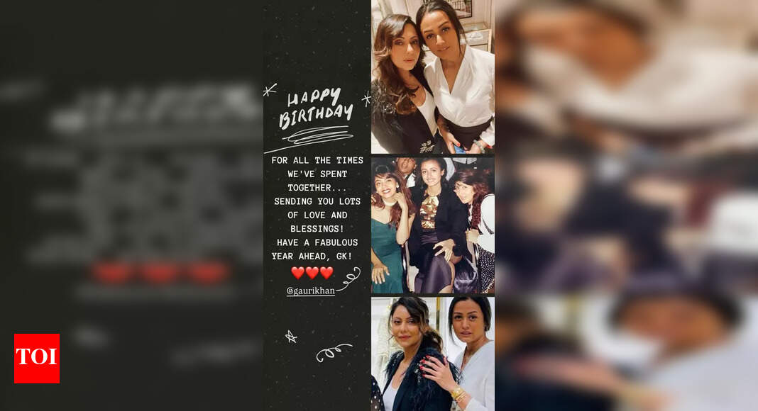 Gauri Khan turns 55: Namrata Shirodkar shares nostalgic throwbacks, SRK's wife shines