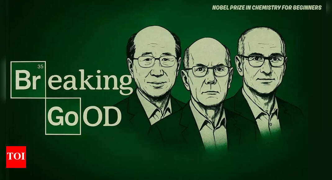2025 Nobel Chemistry Prize for Beginners: Breaking Good – how three scientists created materials that could save the planet | - The Times of India