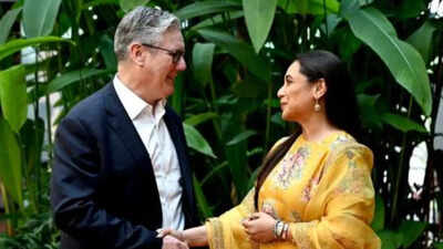 'Bollywood is back in Britain': UK PM Keir Starmer meets Rani Mukerji; speaks about strengthening cultural ties with India