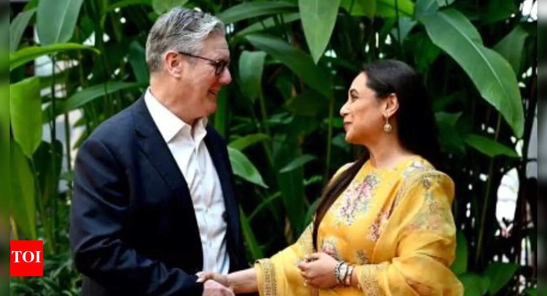 'Bollywood is back in Britain': UK PM Keir Starmer meets Rani Mukerji; speaks about strengthening cultural ties with India