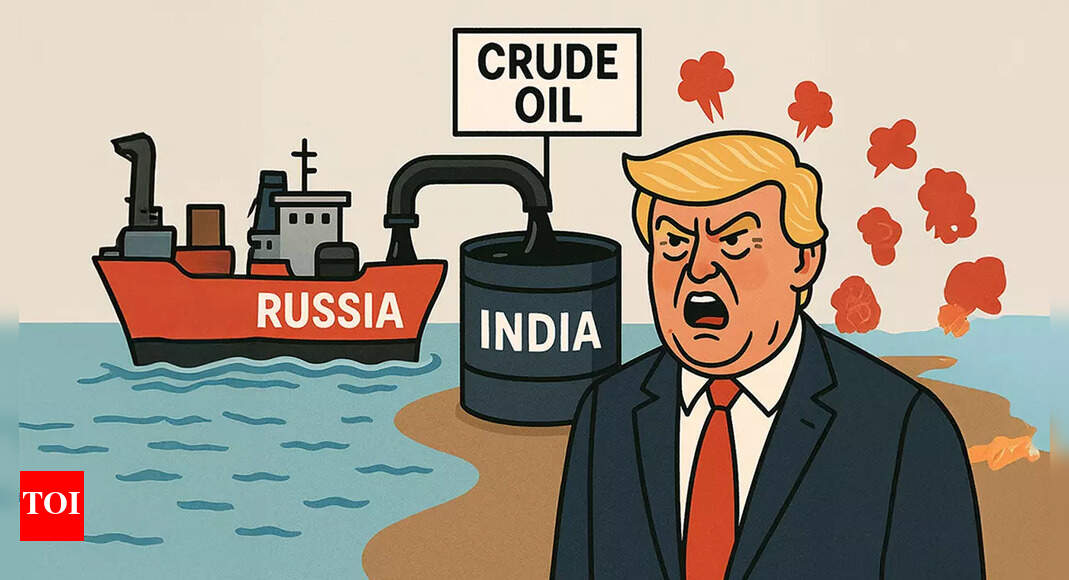 Discounts double! Indian refiners to step up Russia crude oil imports in coming months; increase despite Trump pressure – The Times of India
