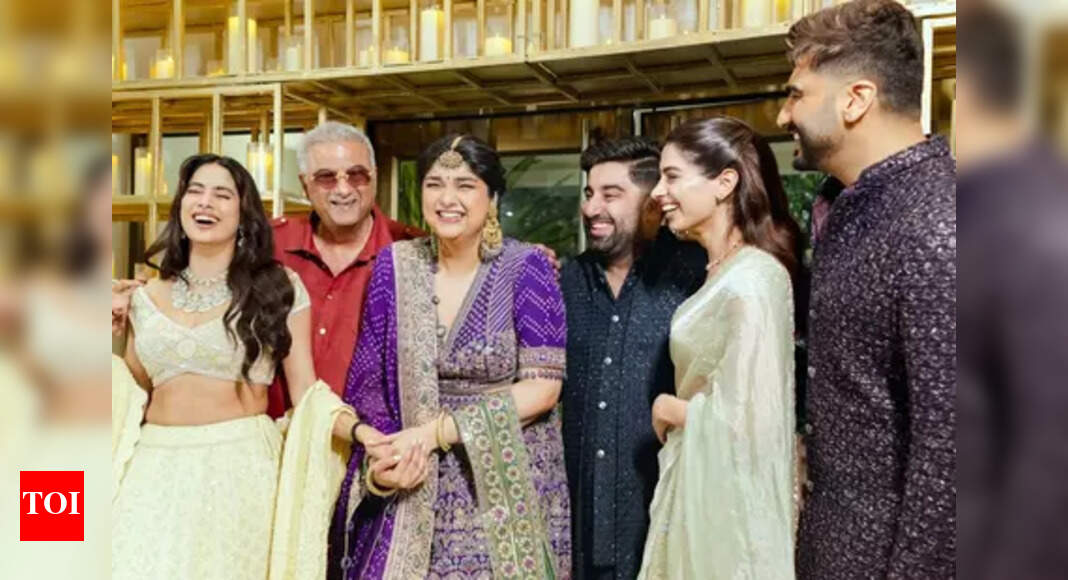 Anshula Kapoor’s Ghor Dhana turns emotional fairytale with family love, viral moments & a heartfelt note to mom
