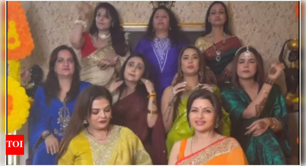 Bhagyashree celebrates Karva Chauth with energetic ‘Bijuria’ dance moves - WATCH VIDEO