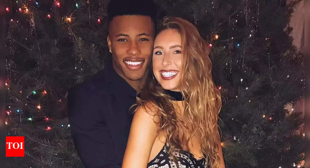 Saquon Barkley’s fiancée Anna gets emotional watching his heartwarming pregame moment with daughter before facing former team