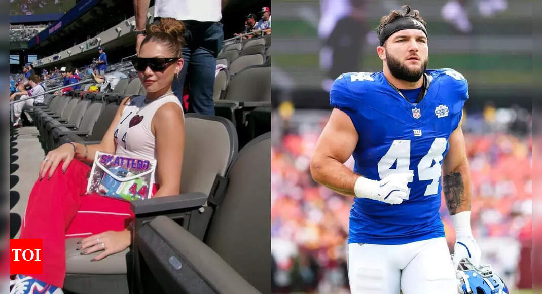 Giants fan favorite Cam Skattebo’s girlfriend Chloe stuns in dazzling outfit against NFC East rivals Eagles