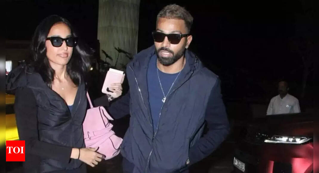 Watch: Hardik Pandya spotted with Mahieka Sharma at Mumbai airport