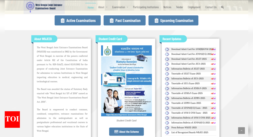 WBJEE releases JECA, JELET and JENPAS admit cards 2025: Check direct link to download here