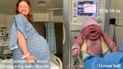 World’s jumbo baby born in the US weighing 12 pounds 14 ounces amazes doctors; goes viral for his record-breaking birth