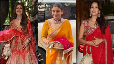 Shilpa Shetty, Raveena Tandon, Mira Kapoor and Natasha Dalal shine bright at Sunita Kapoor’s Karwa Chauth 2025 celebration - see photos