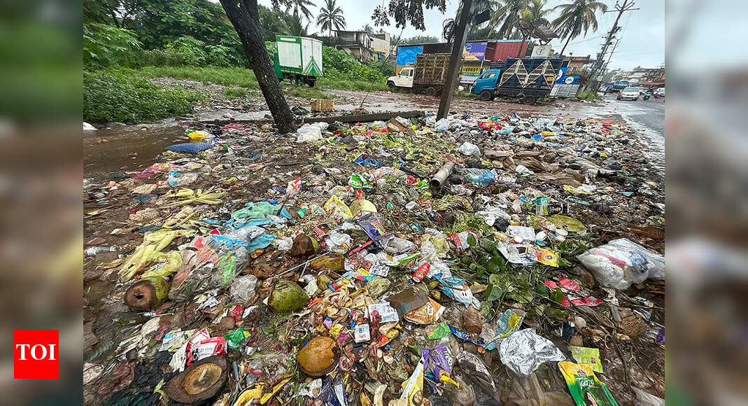 Jharsuguda resident protests irregular garbage collection by taking ...