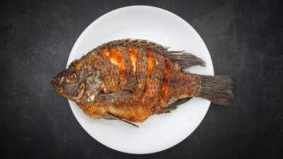 What is the dark muscle in fish, and is it safe to eat