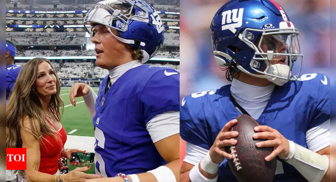 'He works so hard...': Jaxson Dart’s mom Kara gets emotional after New York Giants’ crushing win over Philadelphia Eagles