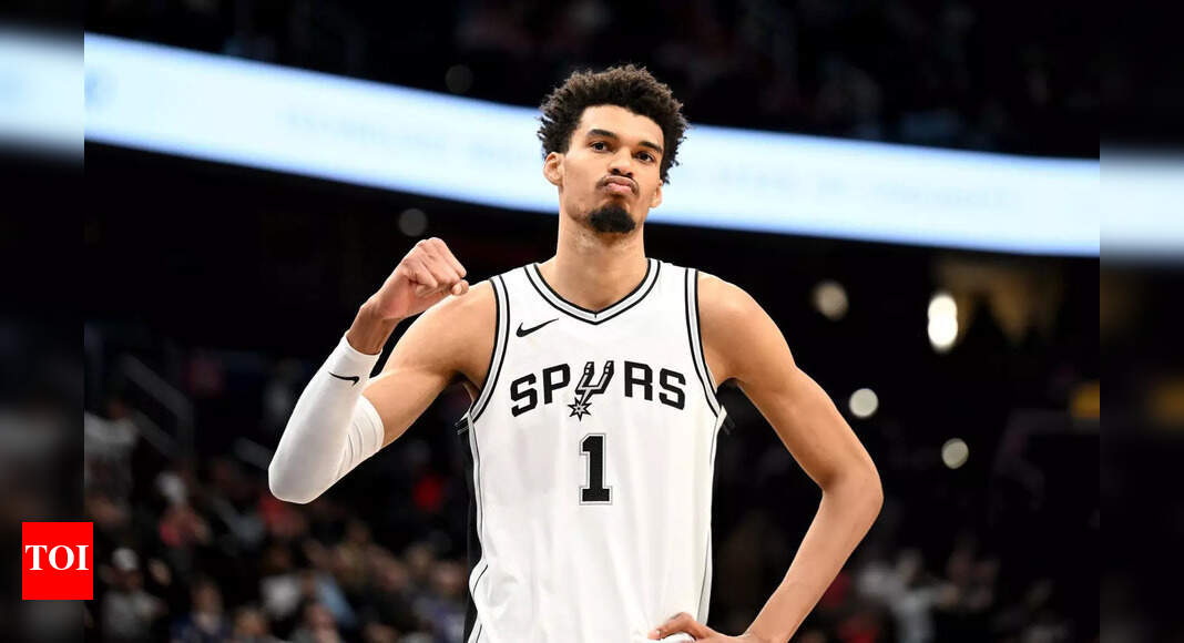 Victor Wembanyama's jaw dropping performance shocked the fans as he scored 22 points within minutes | NBA News - The Times of India