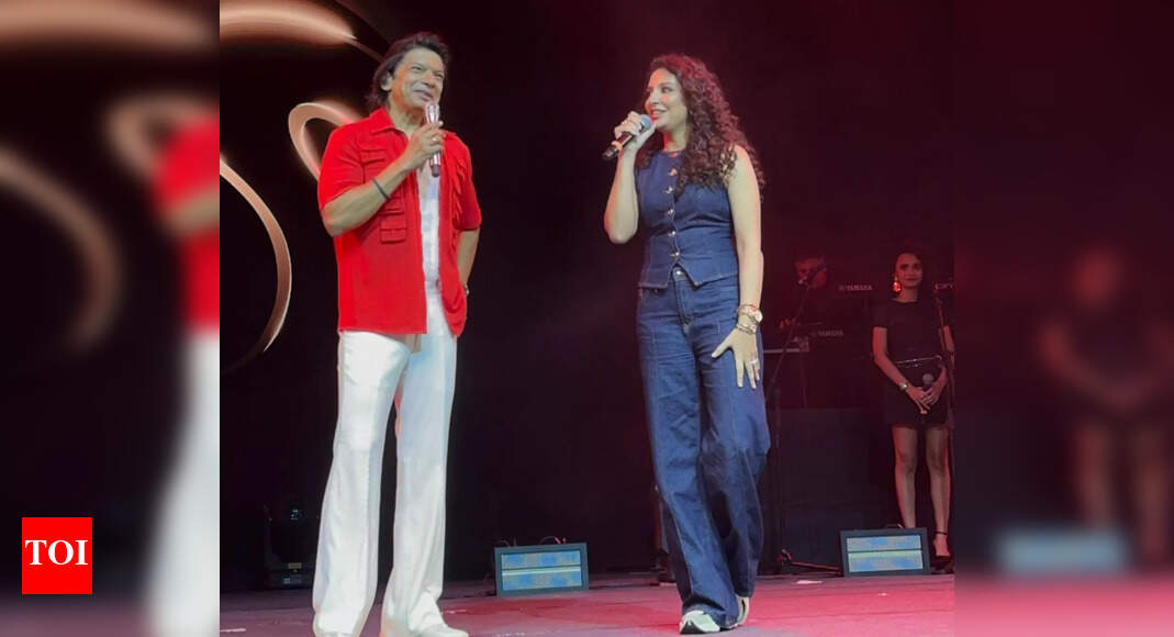 Shaan and Subhashree reunite on stage, rekindling memories of their iconic collaboration