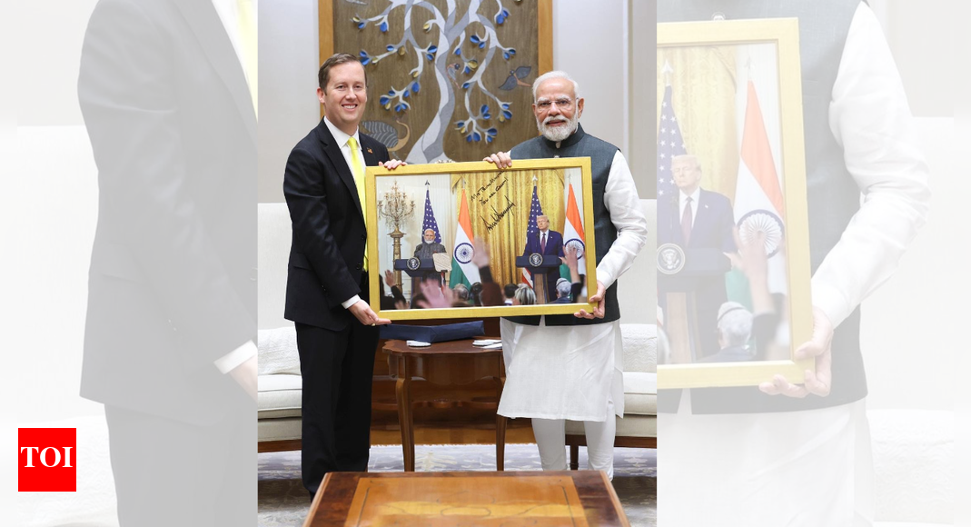 'Mr PM, you are great': US ambassador-designate gifts Trump-signed portrait to PM Modi