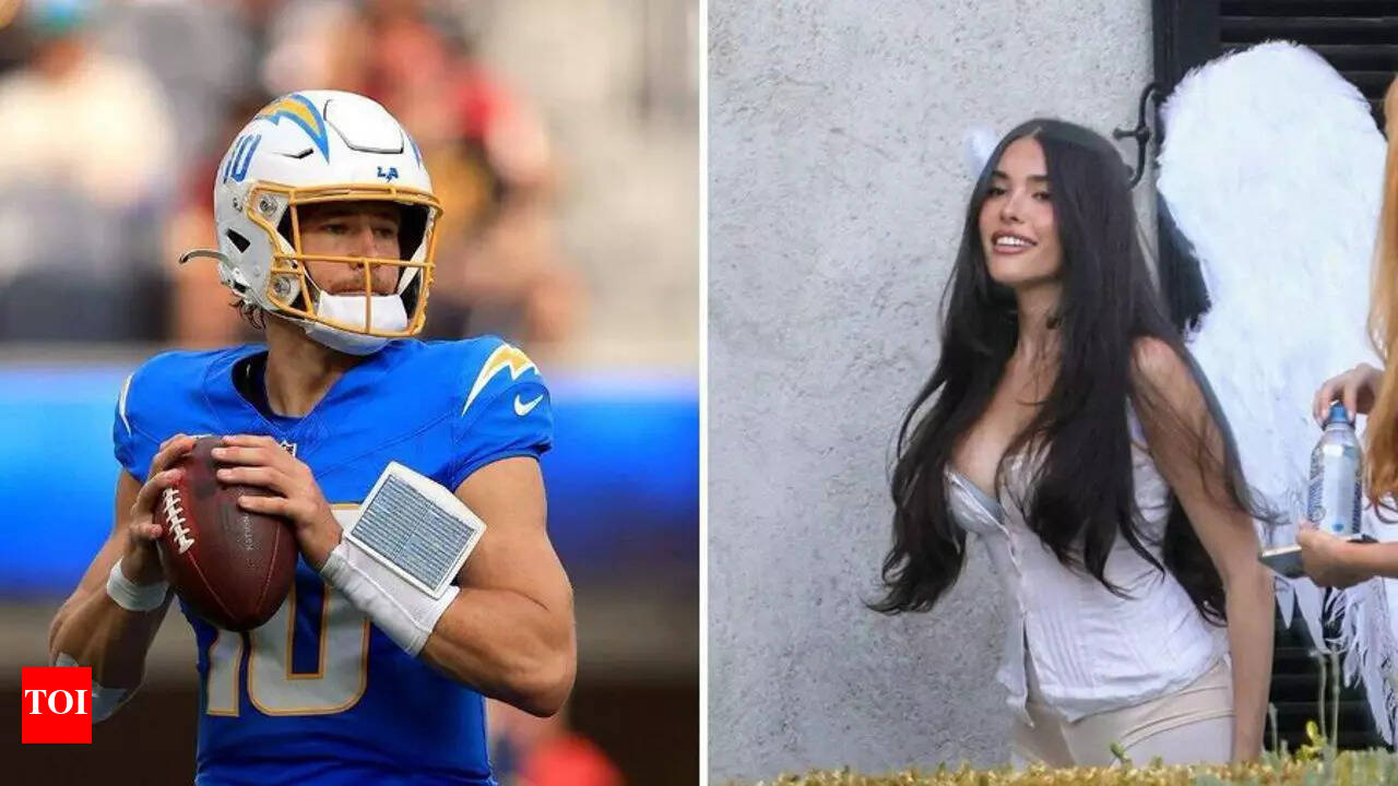 Justin Herbert's beau Madison Beer shows off bold lemon-yellow weekend look in mirror selfie while vibing to her recent track “Bittersweet” | NFL News - The Times of India