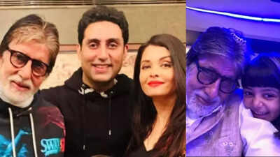 Aishwarya Rai Bachchan drops birthday wishes for father-in-law Amitabh Bachchan with an adorable selfie with Aaradhya: 'Dear Pa, dadaji..'