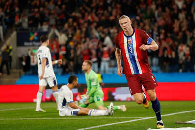 FIFA World Cup Qualifiers: Haaland hits 50 goals in record time as Norway rout Israel amid pro-Palestinian protests