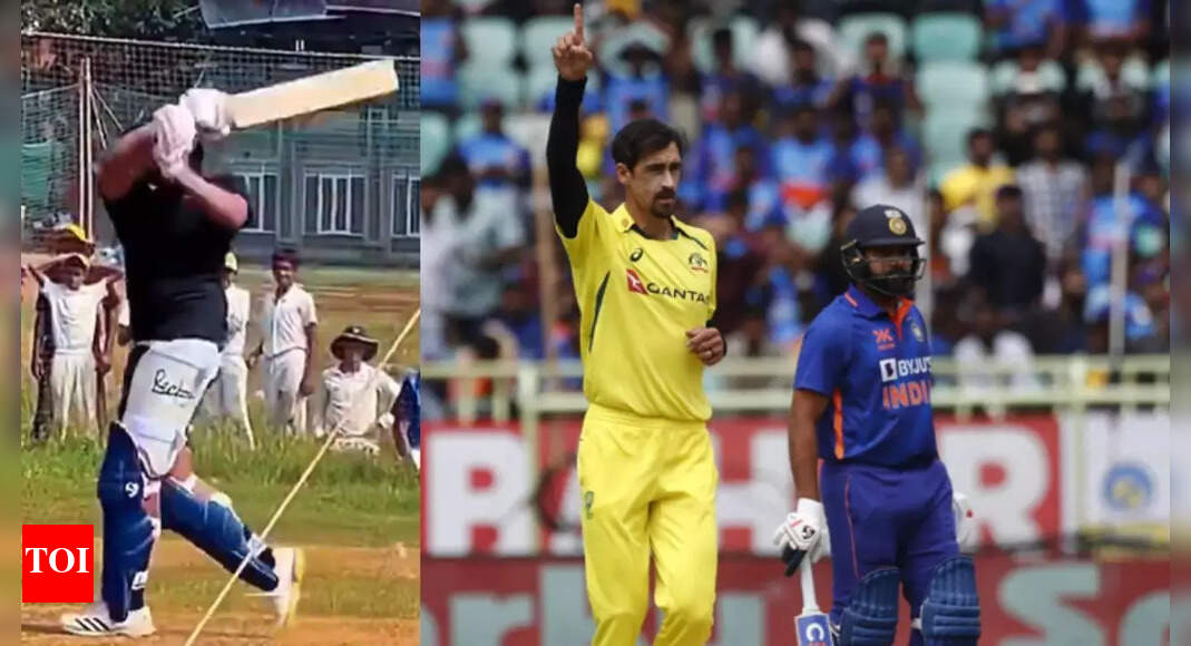 'Dekho Starc saamne khada hai!': Fans give Rohit Sharma bizarre motivation - watch